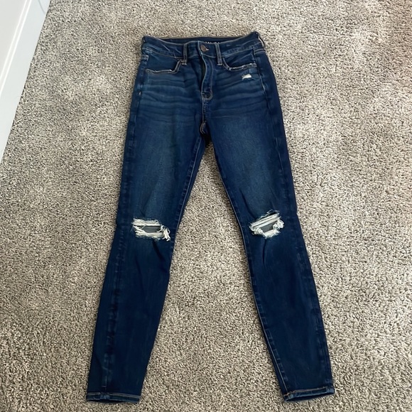 American eagle jeans, size 4 regular, next level stretch skinny jean - Picture 5 of 5